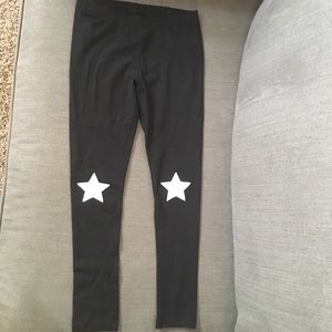 Rumi + Ryder star patch knee leggings